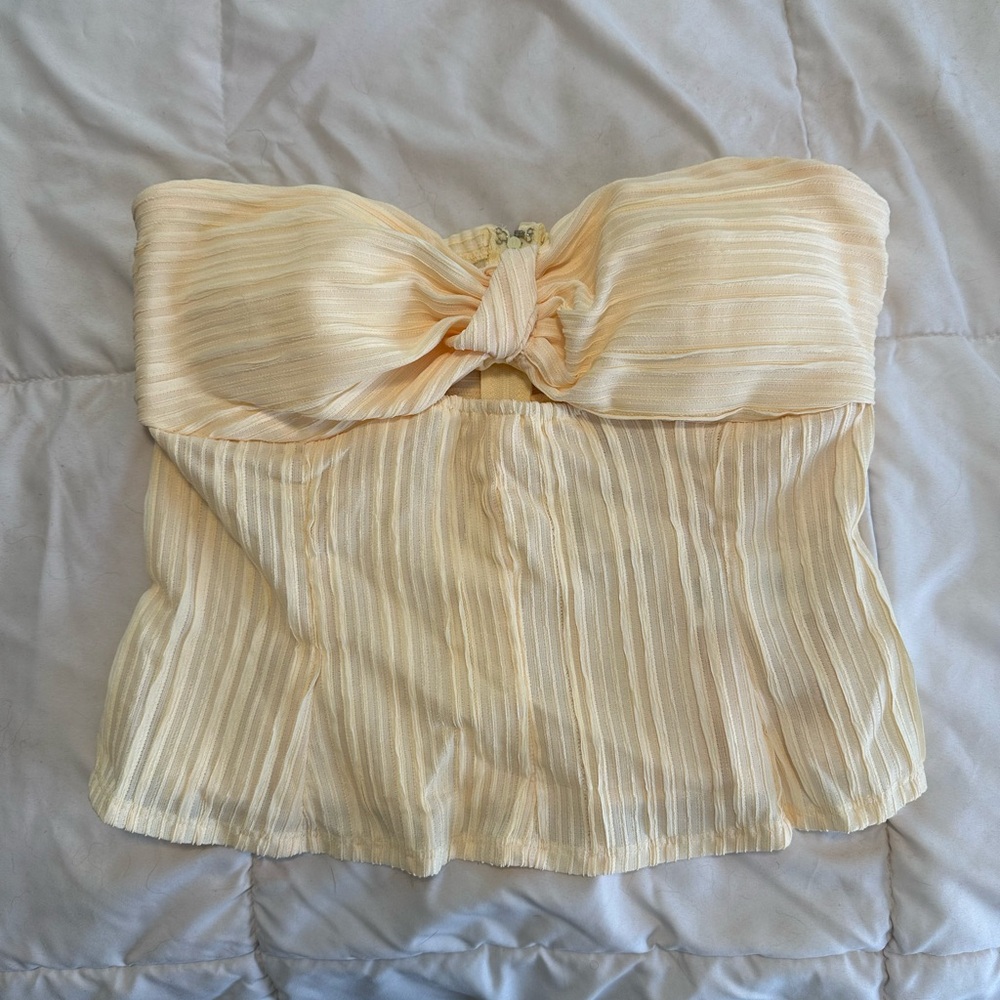 Francesca's Strapless Sweetheart Top